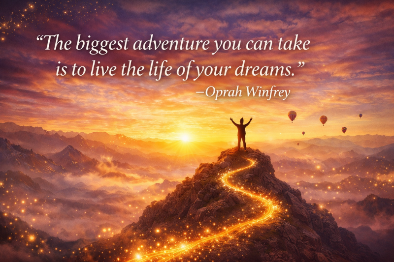 Powerful Oprah Winfrey saying about self-belief and confidence