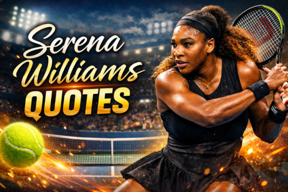 Serena Williams motivational quote about confidence, hard work, and mental strength on the tennis court
