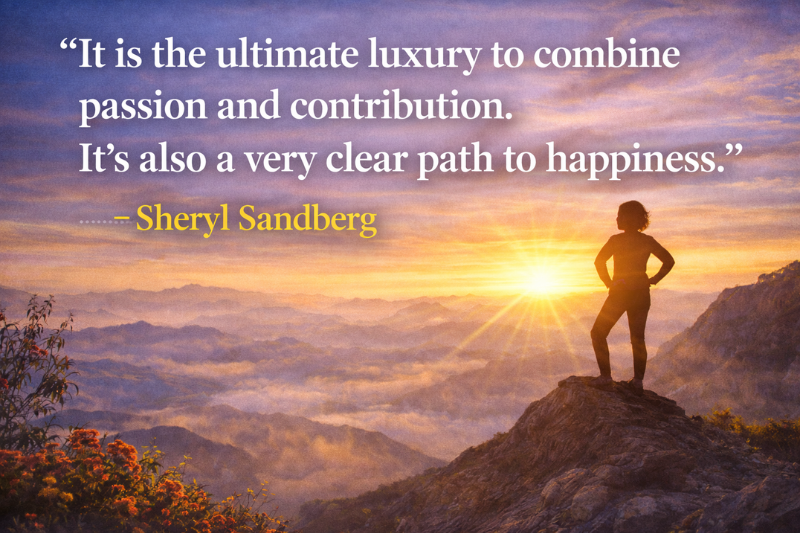 Sheryl Sandberg quote encouraging bold action