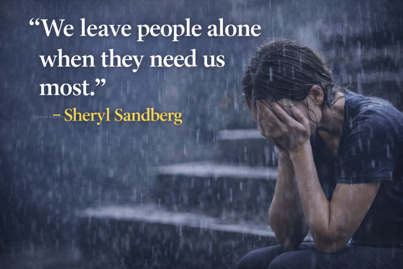 Sheryl Sandberg quote about leadership and taking initiative