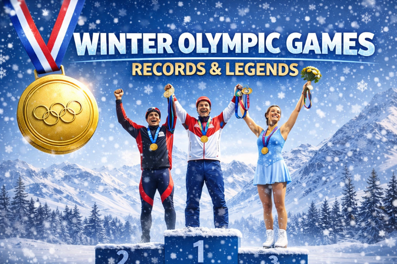 Winter Olympic Games history timeline showing evolution from 1924 to modern winter sports