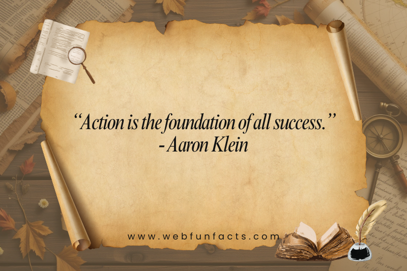 Inspirational Aaron Klein quotes about leadership, success, and ideas
