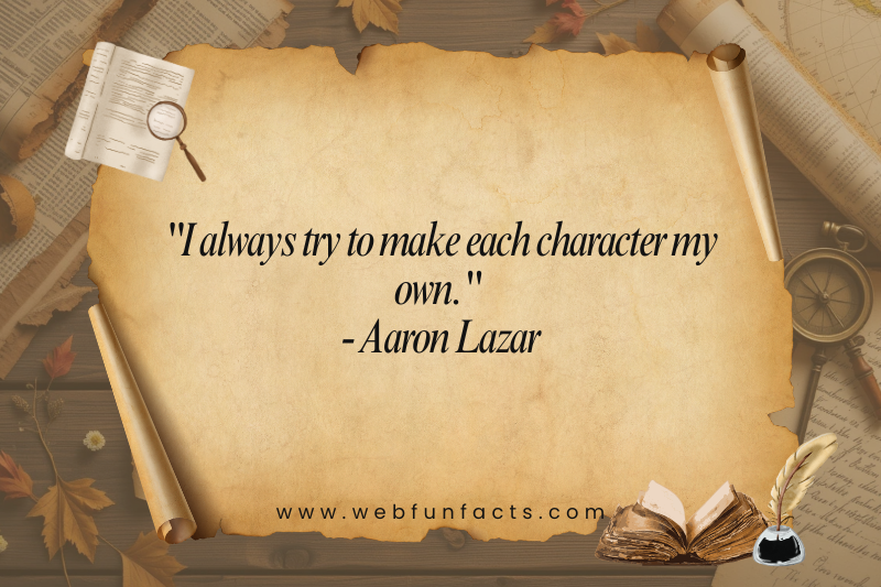 Best Aaron Lazar quotes from the American actor and singer