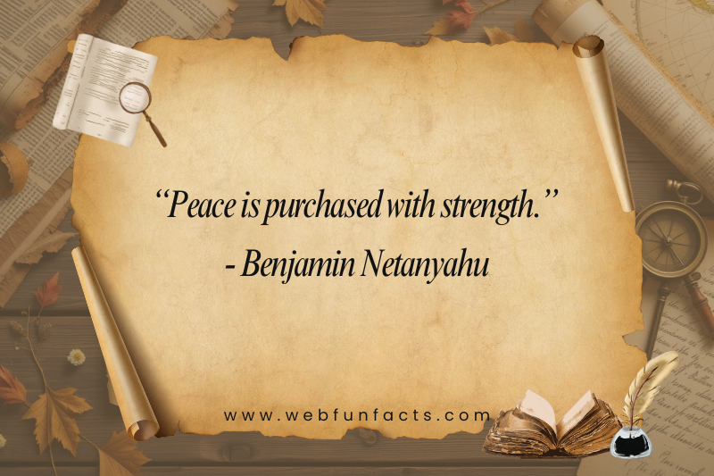“Peace is purchased with strength.” 