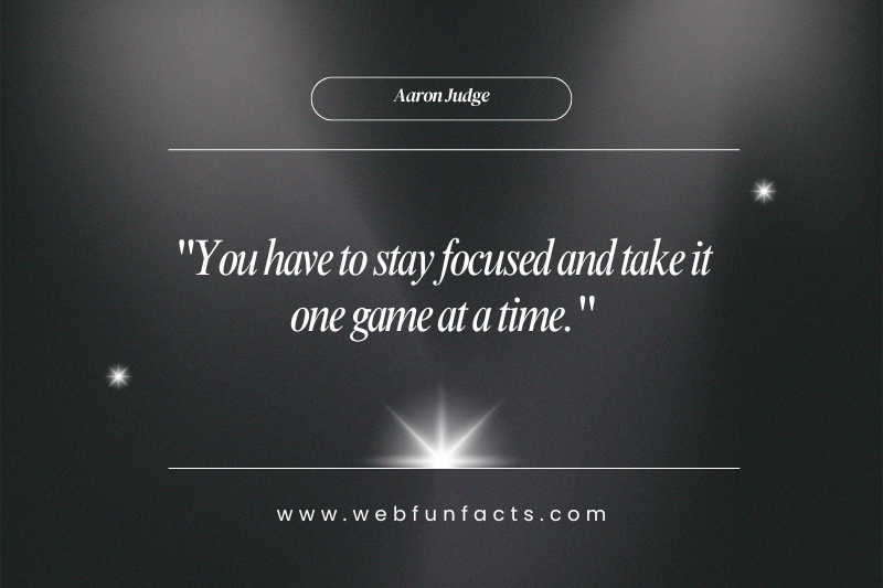 Powerful Aaron Judge quotes inspiring athletes and sports fans