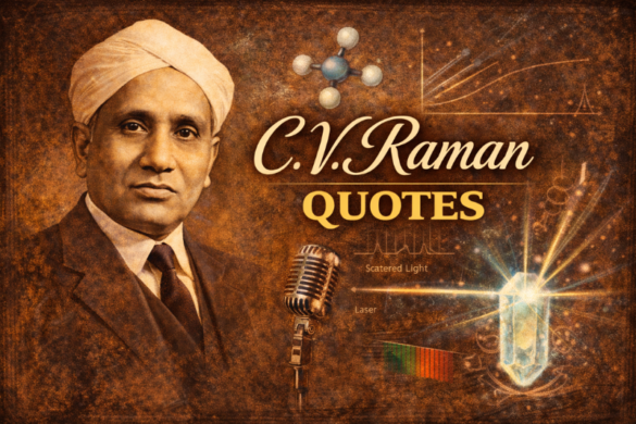 Inspiring C. V. Raman quotes about science, curiosity, and discovery