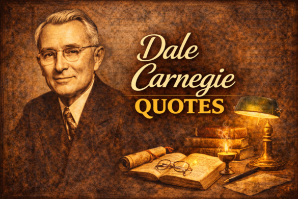 Inspirational Dale Carnegie quotes about success, confidence, leadership, and personal development