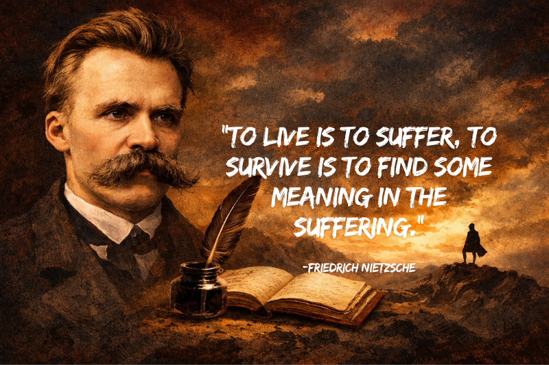 Nietzsche quotes dark