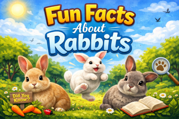 Cute rabbit with baby bunnies in a meadow – fun facts about rabbits and their behavior