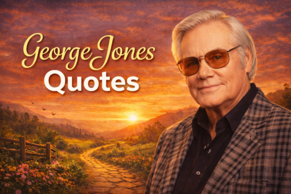 George Jones quotes about love, heartbreak, and classic country music