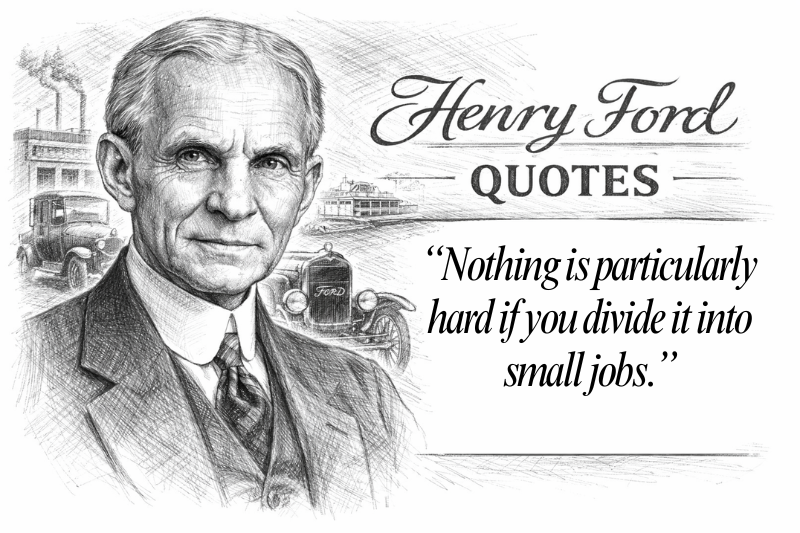 “Nothing is particularly hard if you divide it into small jobs.”