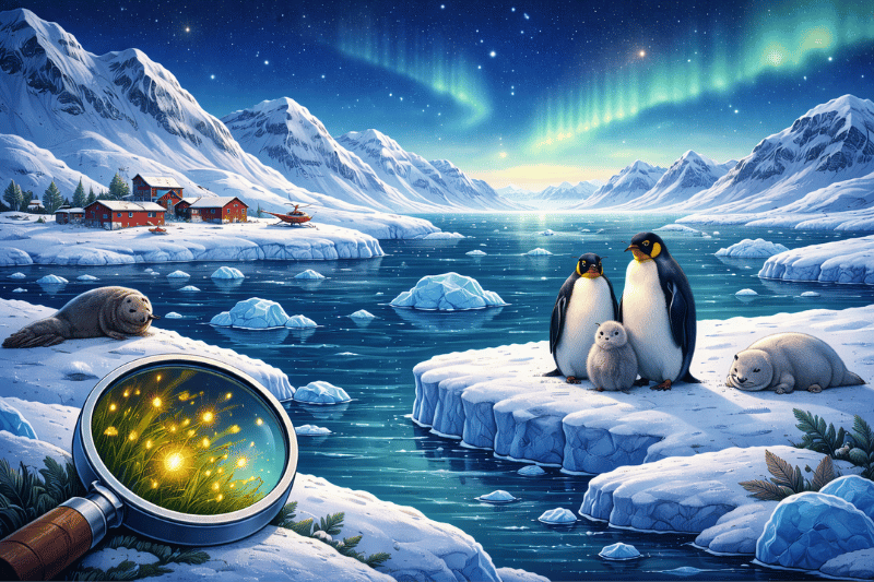 Bright glowing fireflies in a nighttime forest illustrating fun facts about fireflies and their bioluminescence.