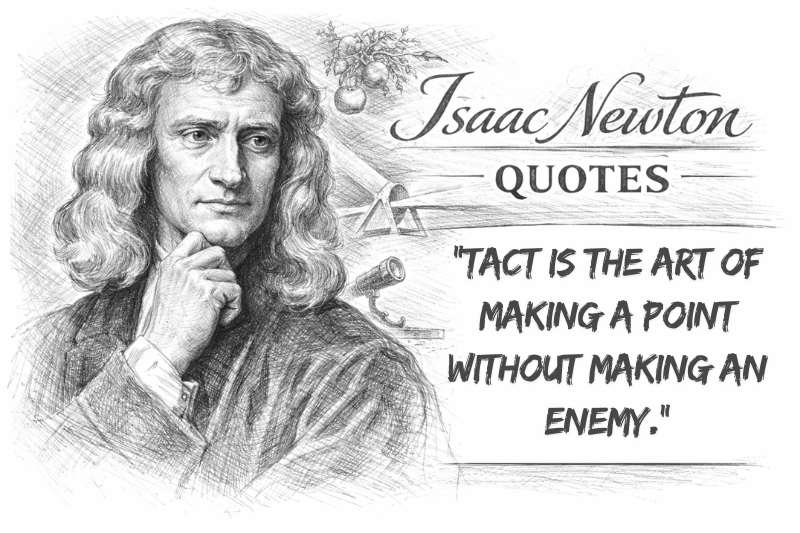 "Tact is the art of making a point without making an enemy."