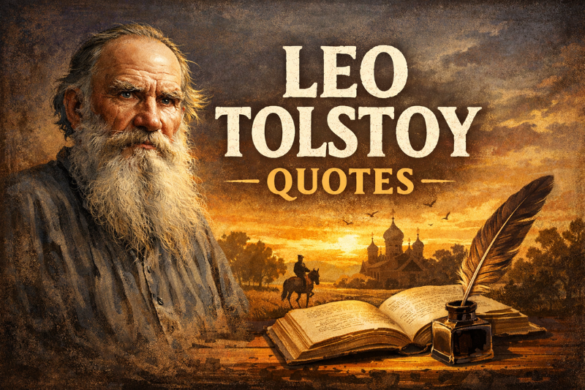 Inspirational Leo Tolstoy quotes about life, love, wisdom, and human values
