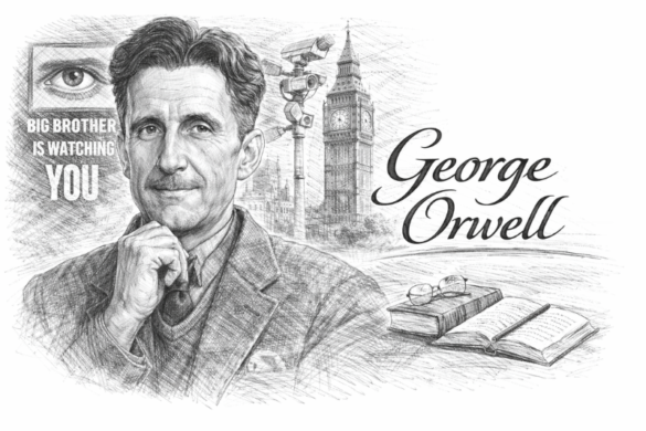 George Orwell quote in a time of deceit telling the truth is a revolutionary act inspirational quote image