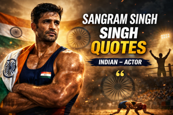 Inspirational Sangram Singh quotes about strength, discipline, perseverance, and success from the Indian actor and wrestler