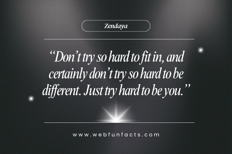 Famous Zendaya quotes about authenticity and empowerment
