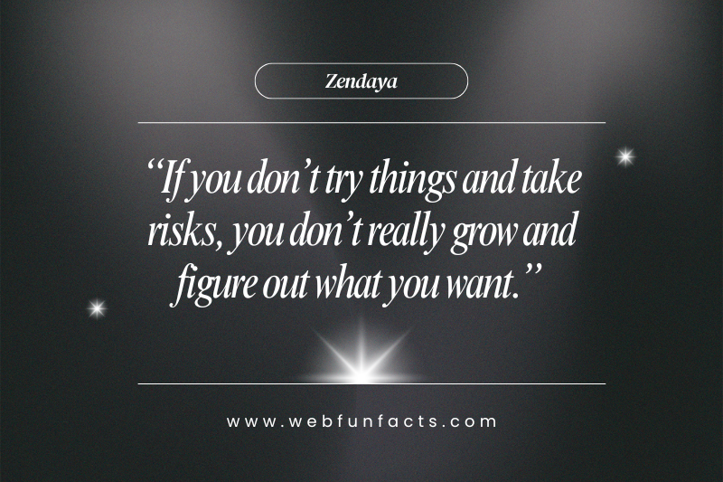 Zendaya motivational quotes on success and hard work
