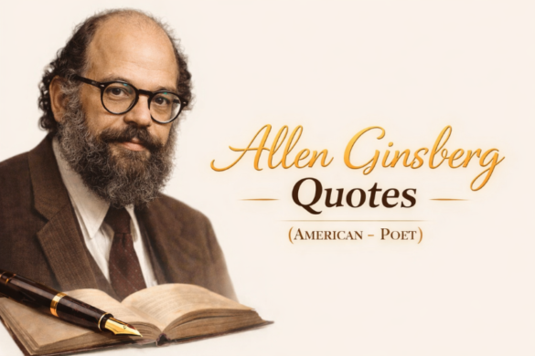 Allen Ginsberg inspirational quotes collection – famous American Beat poet motivational, literary, and life quotes
