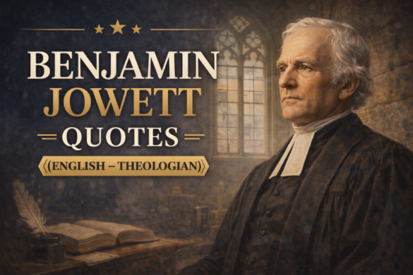 Benjamin Jowett quotes – inspirational, motivational, and wisdom quotes by English theologian Benjamin Jowett