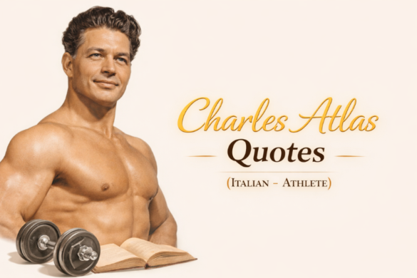 Charles Atlas inspirational quotes collection – motivational fitness, strength, discipline, and life quotes by Italian athlete