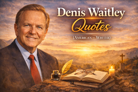 Denis Waitley inspirational quotes about success, motivation, persistence, mindset, and personal growth