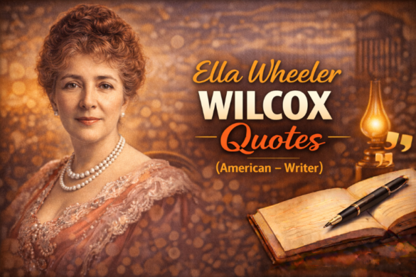 Ella Wheeler Wilcox inspirational quotes – motivational, positive, and life quotes by American poet and writer