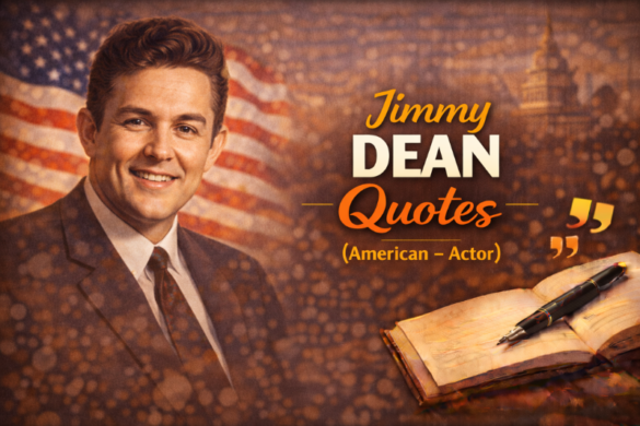 Jimmy Dean inspirational quotes about success, determination, hard work, life wisdom, and motivation by the American actor and entertainer
