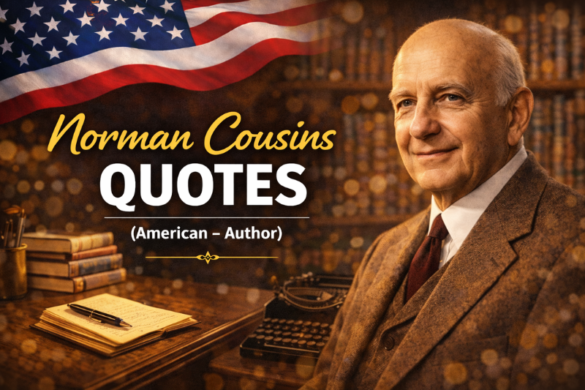 Norman Cousins inspirational quotes about optimism, healing, laughter, life, and positive thinking from the American author