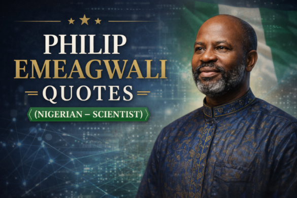 Philip Emeagwali quotes – inspirational, motivational, and success quotes by Nigerian scientist Philip Emeagwali