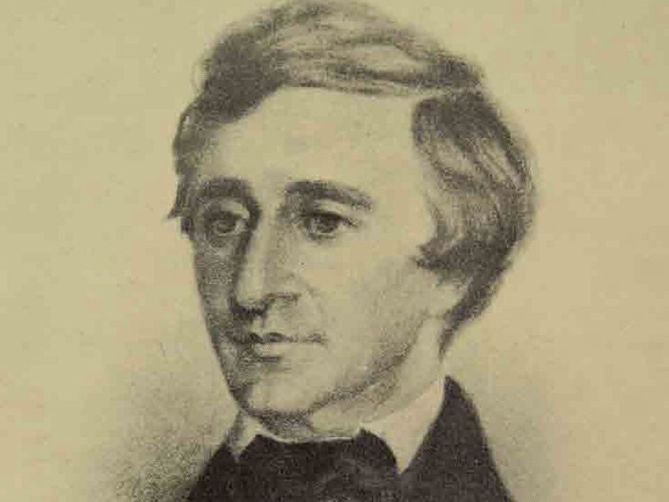 "Henry David Thoreau portrait – author of Walden and victim of many misattributed quotes"