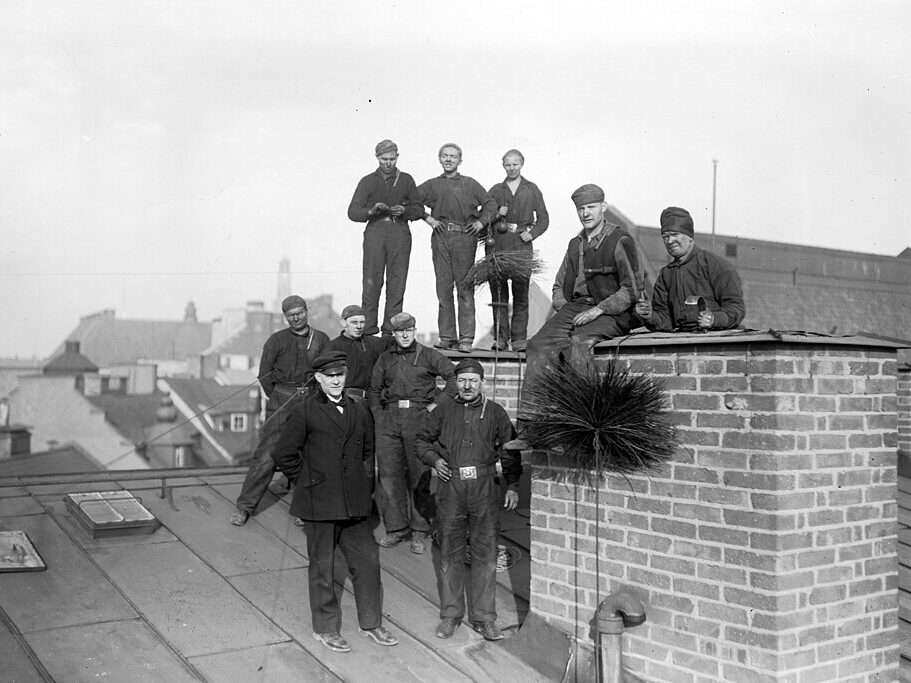 "Victorian child chimney sweep covered in soot – one of the most dangerous jobs in history"